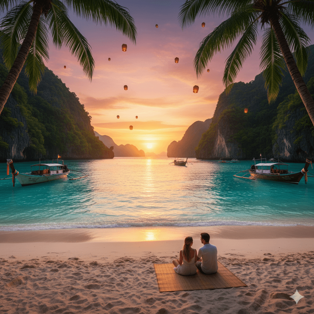 Visual Comparison Philippines vs Thailand - Detailed Infographic