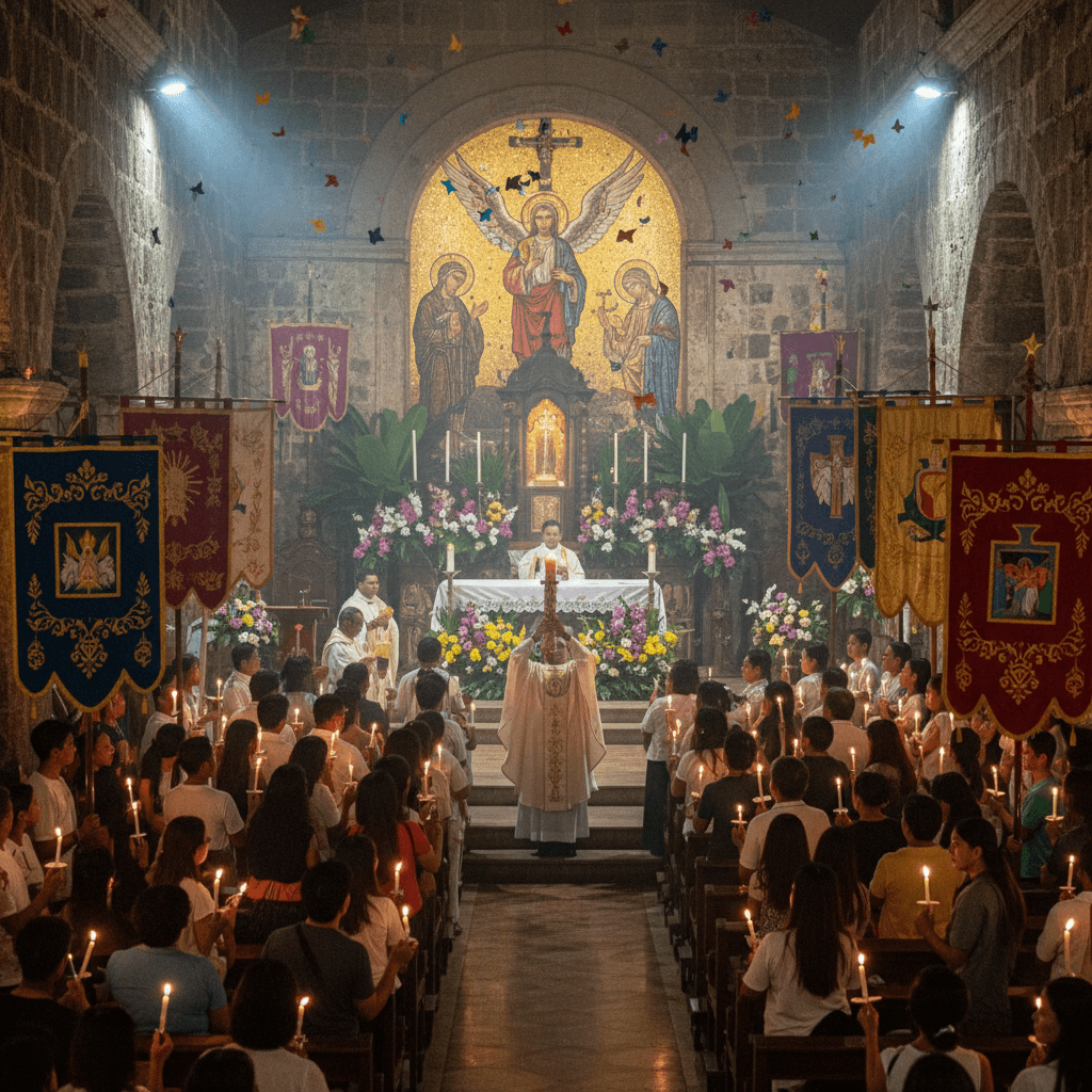 Easter Vigil celebration in the Philippines